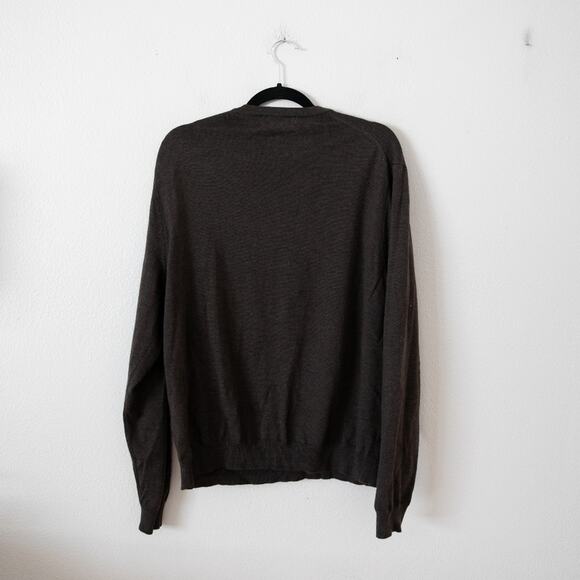 Brooks Brothers Fine Merino Wool V-Neck Sweater - Picture 3 of 3